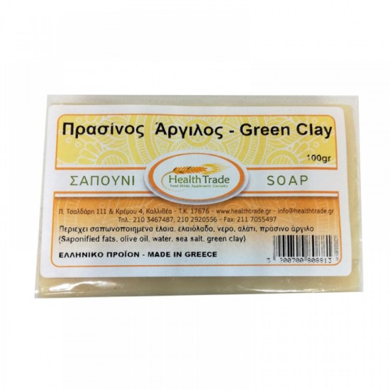 Σαπούνι, πράσινη άργιλος, 100 γρ.