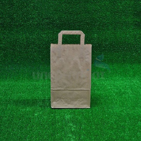 Χάρτινη τσάντα, καφέ, 28Χ22+10, 250 τεμ. 